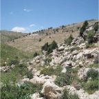 aa rocky hills on hike