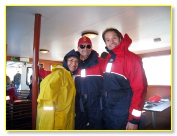 all of us on whale boat