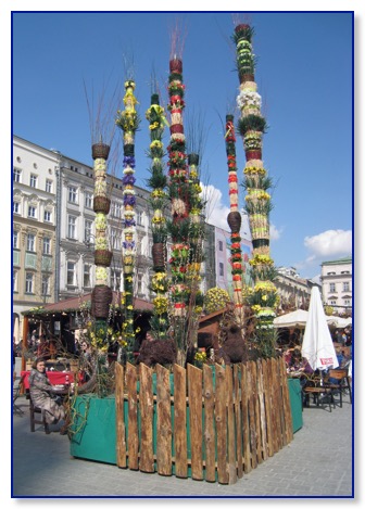 Easter decorations in Krakow